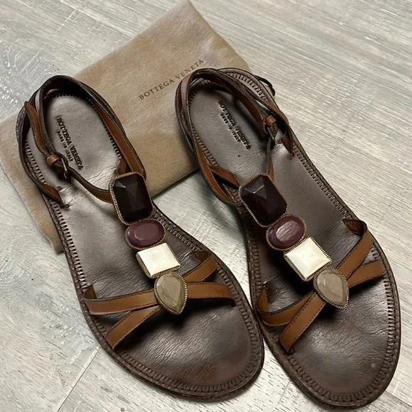 Bottega Veneta jewelry sandals 39 - Picture 2 of 9